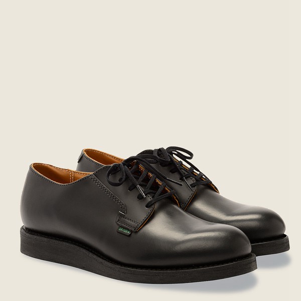 Red Wing Oxford Postman - Chaparral Leather - Black - Mens XQS042973